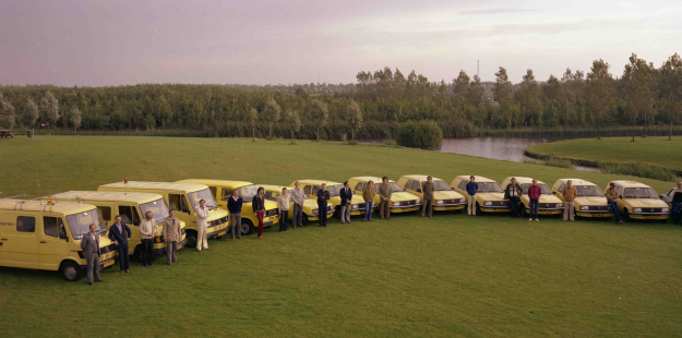 Nederland-Haarlem Groepsfoto in 1981