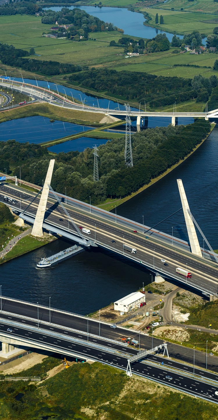 Luchtfoto Infrastructuur
